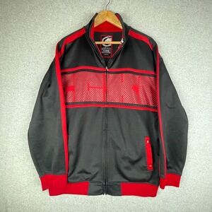 Vintage Ecko Jacket Men XL Black Unltd Y2K Full zip Track 90s Streetwear Hip Hop